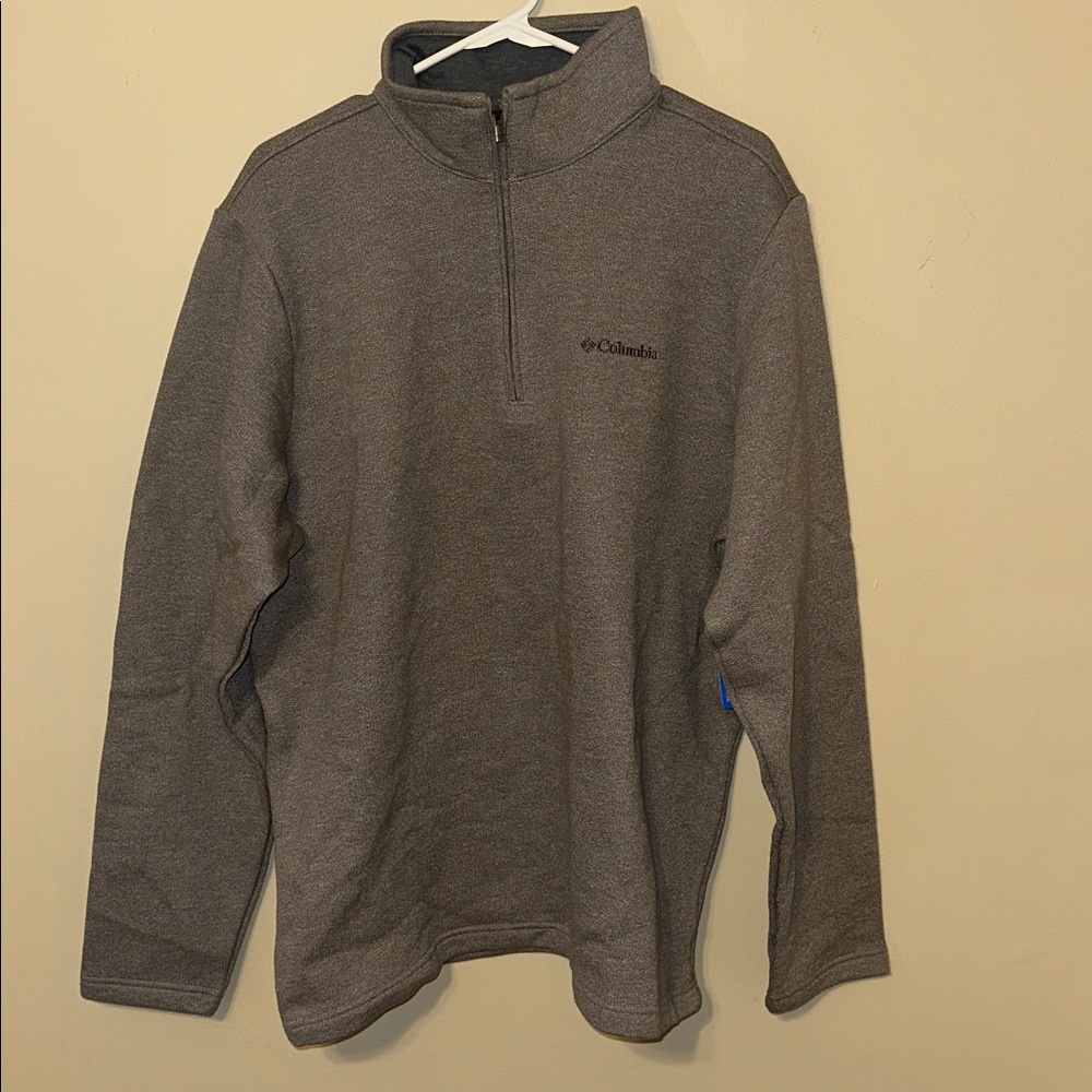 Columbia Charcoal Quarter-Zip Fleece